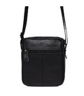 Мужская кожаная сумка Borsa Leather K11169a-black фото, картинка, изображение