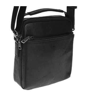 Мужская кожаная сумка Ricco Grande K16458a-black фото, картинка, изображение