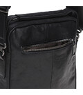 Мужская кожаная сумка Ricco Grande K16458a-black фото, картинка, изображение