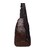 Мужской кожаный рюкзак на плечо Borsa Leather K1318-brown фото, картинка, изображение