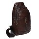 Мужской кожаный рюкзак на плечо Borsa Leather K1318-brown фото