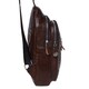 Мужской кожаный рюкзак на плечо Borsa Leather K1318-brown фото