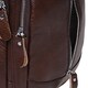 Чоловічий шкіряний рюкзак через плече Borsa Leather K1318-brown картинка, зображення, фото