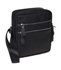 Чоловіча шкіряна сумка Borsa Leather K13923- black картинка, зображення, фото