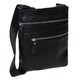 Мужская кожаная сумка Borsa Leather K1307-black фото