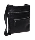 Мужская кожаная сумка Borsa Leather K1307-black фото, картинка, изображение
