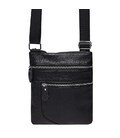 Мужская кожаная сумка Borsa Leather K1307-black фото, картинка, изображение
