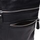 Мужская кожаная сумка Borsa Leather K1307-black фото