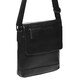 Мужская кожаная сумка Borsa Leather K18146-black фото