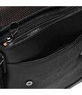 Мужская кожаная сумка Borsa Leather K18146-black фото, картинка, изображение