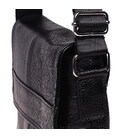 Чоловіча шкіряна сумка Borsa Leather K13822-black картинка, зображення, фото