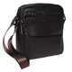 Мужская кожаная сумка коричневого цвета Borsa Leather 100316-brown фото