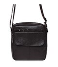 Чоловіча шкіряна сумка коричневого кольору Borsa Leather 100316-brown картинка, зображення, фото