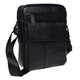 Мужская кожаная сумка Borsa Leather K18154-black фото
