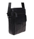 Мужская кожаная сумка Borsa Leather K18154-black фото, картинка, изображение