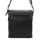 Мужская кожаная сумка Borsa Leather 1t8871-black фото