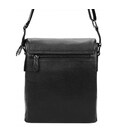 Мужская кожаная сумка Borsa Leather 1t8871-black фото, картинка, изображение