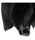 Мужская кожаная сумка Borsa Leather 1t8871-black фото, картинка, изображение