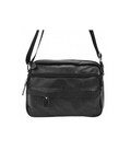 Мужской кожаный мессенджер Borsa Leather m1t823-black фото, картинка, изображение