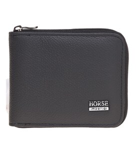 Чоловічий шкіряний гаманець Horse Imperial K1024-b черный картинка, зображення, фото