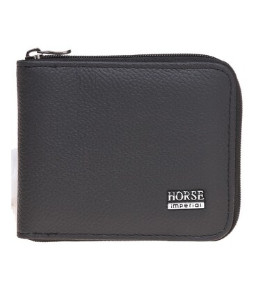 Чоловічий шкіряний гаманець Horse Imperial K1024-b черный картинка, зображення, фото