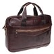 Мужская кожаная сумка Borsa Leather K11118-brown фото