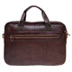 Чоловіча шкіряна сумка Borsa Leather K11118-brown картинка, зображення, фото