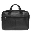 Мужская кожаная сумка Borsa Leather K11118-black фото, картинка, изображение