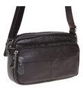 Мужская кожаная сумка Borsa Leather k1t823-brown фото, картинка, изображение