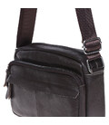 Мужская кожаная сумка Borsa Leather k1t823-brown фото, картинка, изображение