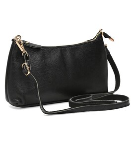 Жіноча шкіряна сумка Keizer k1613-black картинка, зображення, фото