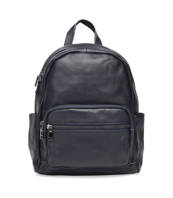 Женский кожаный рюкзак Keizer k110086bl-blue фото, картинка, изображение