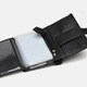 Мужской кожаный кошелек Ricco Grande K1302-black фото