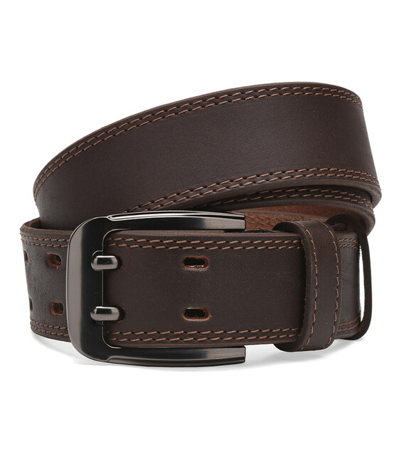 Мужской кожаный ремень Borsa Leather Cv1gnn28-125 фото, картинка, изображение