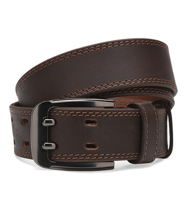 Чоловічий шкіряний ремінь Borsa Leather Cv1gnn28-125 картинка, зображення, фото