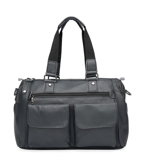 Чоловіча шкіряна сумка Keizer K11026-black картинка, зображення, фото