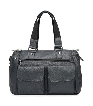 Чоловіча шкіряна сумка Keizer K11026-black картинка, зображення, фото