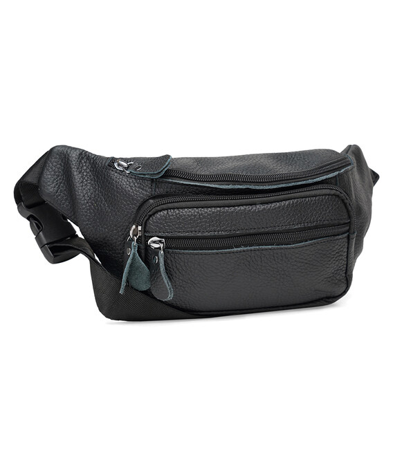 Мужская кожаная сумка Borsa Leather K101-black фото, картинка, изображение