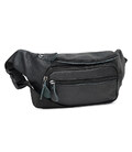 Мужская кожаная сумка Borsa Leather K101-black фото, картинка, изображение