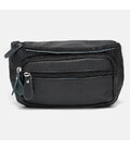 Мужская кожаная сумка Borsa Leather K101-black фото, картинка, изображение