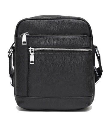 Чоловіча шкіряна сумка Ricco Grande K16399-black картинка, зображення, фото