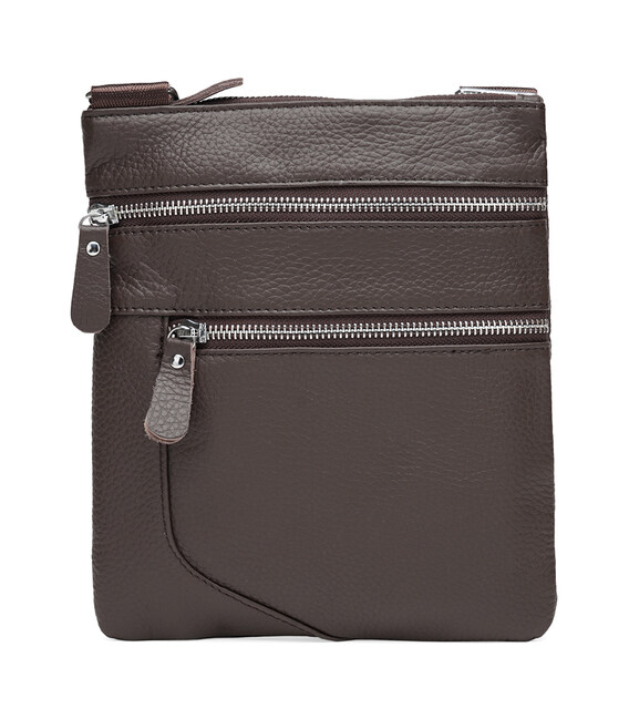 Чоловіча шкіряна сумка Keizer K1307-brown картинка, зображення, фото