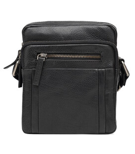 Чоловіча шкіряна сумка Ricco Grande 1FSL-931-black картинка, зображення, фото