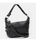 Женская кожаная сумка Borsa Leather K1131-black фото, картинка, изображение