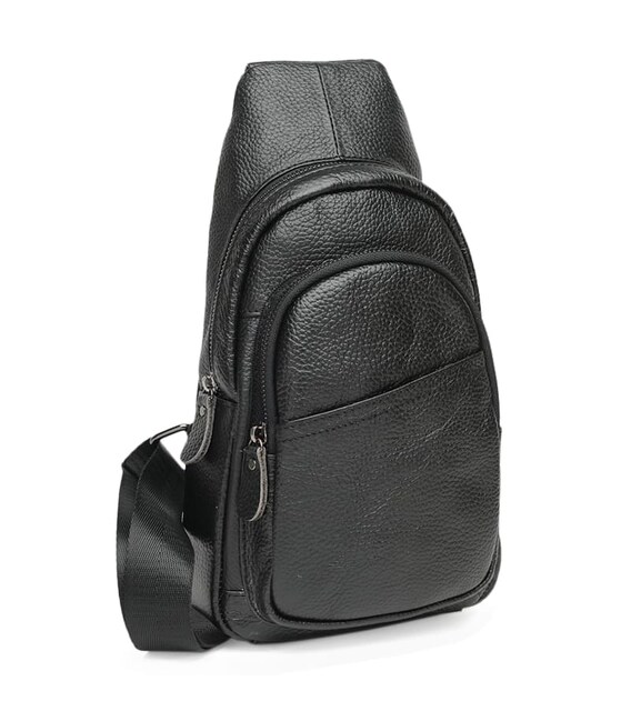 Чоловік шкіряний рюкзак Keizer K16802-black картинка, зображення, фото