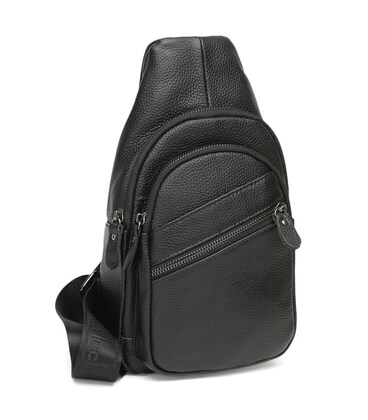 Чоловічий шкіряний рюкзак Keizer K11808-black картинка, зображення, фото