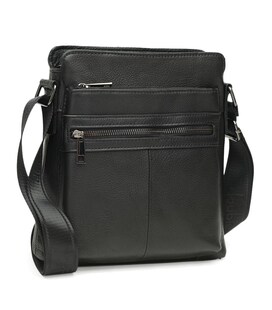 Чоловіча шкіряна сумка Keizer K10101-black картинка, зображення, фото