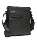 Мужская кожаная сумка Keizer K10101-black фото, картинка, изображение