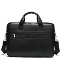 Чоловіча сумка для ноутбука та документів 39x28×8, портфель для офісної роботи, чорний картинка, зображення, фото