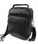 Мужская черная кожаная сумка-барсетка 22х24х8, мессенджер на каждый день Bexhill A25-228C черный фото, картинка, изображение